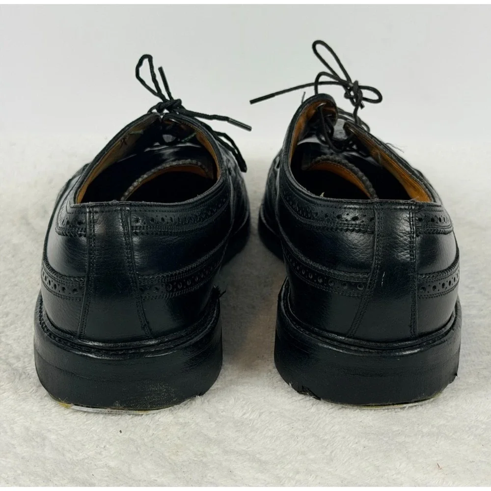 Royal Imperial by Florsheim Black Leather Longwing Blucher Dress Shoes Men US 13